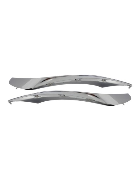 Paraurti anteriore Splitter alette per Mercedes W222 S-Class S65 Design (13-up) Chrome Edition