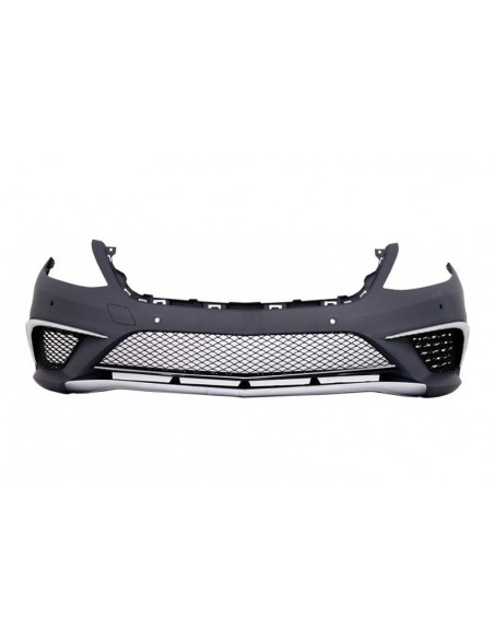 Paraurti anteriore per Mercedes Classe S W222 (13-06.17) S63 Design w/ Griglia centrale Chrom