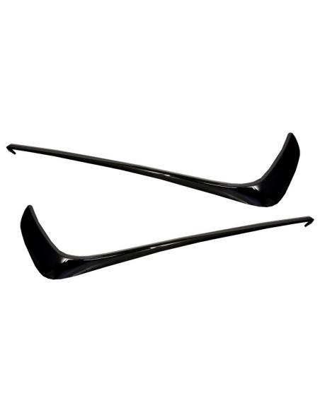 Paraurti anteriore Splitter alette per Mercedes W222 S-Class S63 Design (13-up) Black Edition