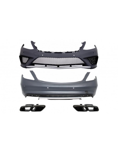 Kit per MERCEDES Benz W222 S-Class (13-06.17) S65 Design w/ scarico nero
