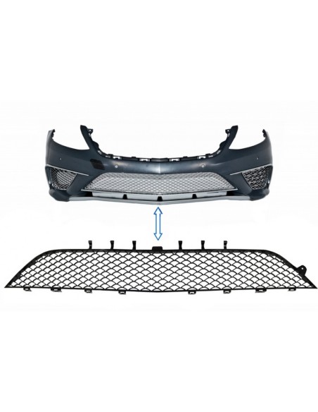 Griglia inferiore centrale paraurti anteriore per Mercedes Classe S W222 (13-17) S63