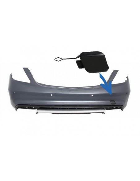 Gancio di traino per Mercedes Classe S W222 (13-06.17) solo per paraurti posteriore S63 - S65 Design