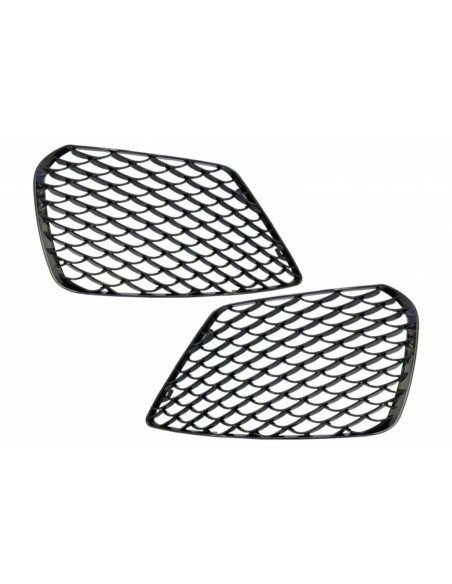 Griglia di montaggio per paraurti anteriore Mercedes classe S W222 (13-17) S63 Look Piano Nero