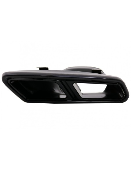 Silenziatore di scarico Suggerimenti per Mercedes S-Class W222 E-Class W212 Facelift CLS W218 SL-Class R231 E63 S65 Design Nero
