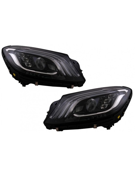 Headlights Full LED for Mercedes S-Class W222 Maybach X222 (13-17) Facelift Look
