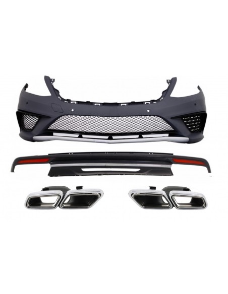 Diffusore del paraurti del corredo per Mercedes S-Class W222 Sport Line Pacchetto (13-06.17)