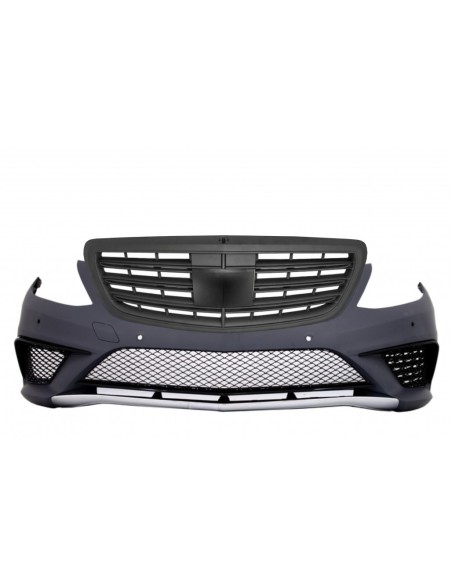 Paraurti anteriore per Mercedes S-Class W222 (13-06.17) PDC w/ Griglia anteriore Nero S63 Design