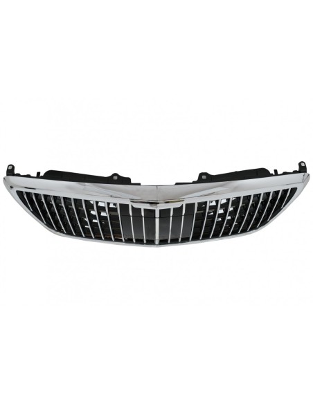 Griglia anteriore per Mercedes Classe S W222 X222 (14-) Design verticale Cromo