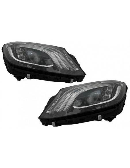 Fari Full LED per Mercedes Classe S W222 Maybach X222 (13-17) Look da lifting