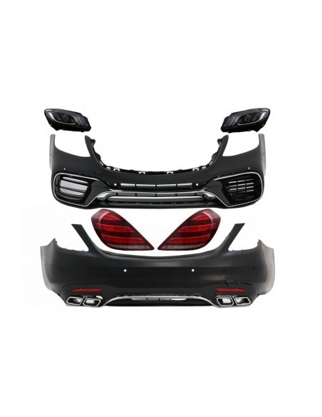Kit per Mercedes S-Class W222 Facelift (13-06.17) S63 Design w/ Fari Full LED