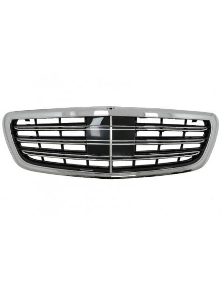 Griglia anteriore per Mercedes Classe S W222 (14-08.) Cromo