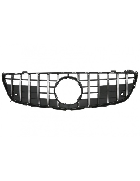 Griglia anteriore per Mercedes SL-Class R231 (12-16) GT-R Panamericana Design Nero Cromo