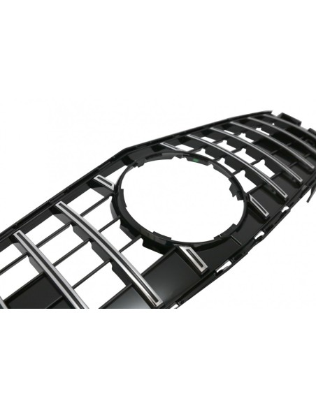 Griglia anteriore per Mercedes SL-Class R231 (12-16) GT-R Panamericana Design Nero Cromo