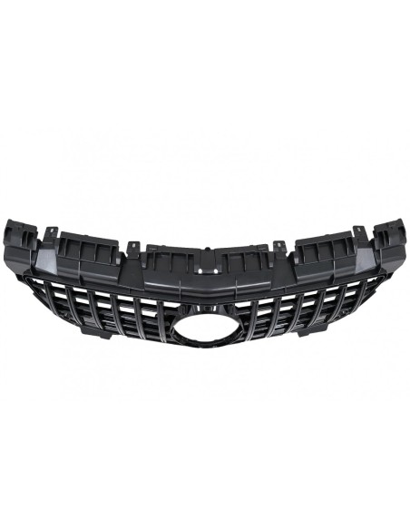 Griglia anteriore w/ griglia inferiore per Mercedes SLK-Class R172 (11-15) GT-R Panamericana Design Nero