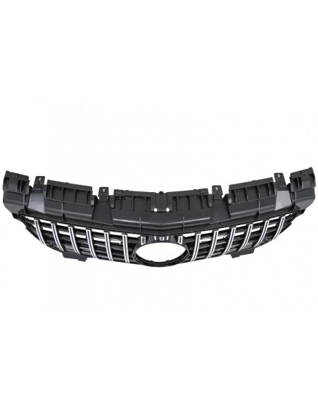Griglia anteriore w/ Griglia inferiore Mesh per Mercedes SLK R172 (11-15) GT-R Panamericana Design Chrome