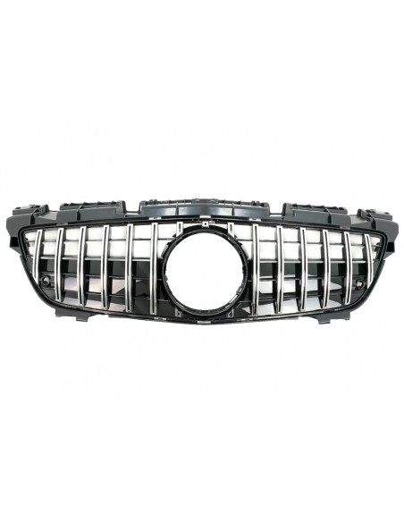 Griglia anteriore w/ Griglia inferiore Mesh per Mercedes SLK R172 (11-15) GT-R Panamericana Design Chrome