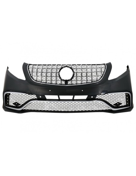 Kit per Mercedes V-Class W447 (14-Up) w/ griglia centrale e piastra piede tronco