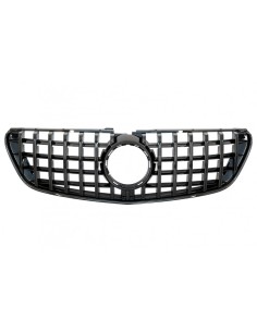 Griglia centrale per Mercedes Classe V W447 (14-03.19) GTPanamericana Design Tutto Nero 2