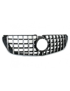 Griglia centrale per Mercedes V-Class W447 (14-03.19) GTPanamericana Design Nero Cromo 2