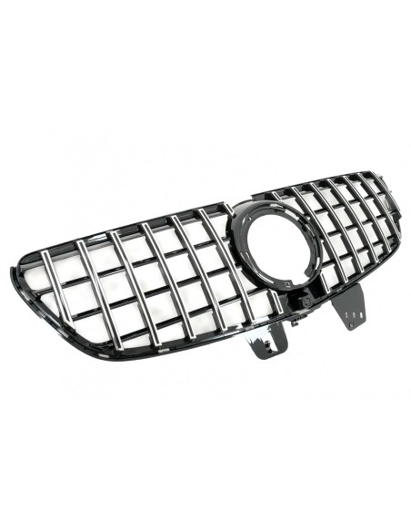 Griglia centrale per Mercedes V-Class W447 Facelift (-Up) GTPanamericana Design Nero Cromo
