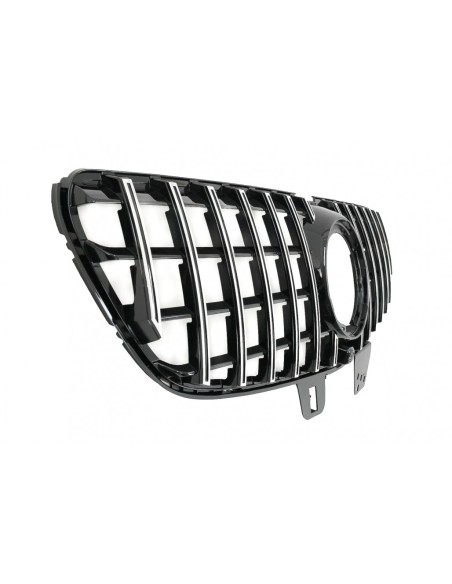 Griglia centrale per Mercedes V-Class W447 Facelift (-Up) GTPanamericana Design Nero Cromo