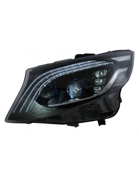 Full LED fari per Mercedes V-Class W447 (16-) Nero
