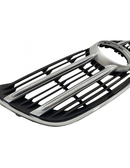 Griglia centrale per Mercedes V-Class W447 (14-03.19) Cromo nero