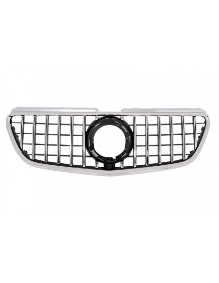 Griglia centrale per Mercedes Vito (W447) (-up) GTR Panamericana Design Nero Cromo