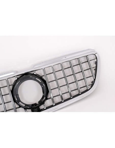 Griglia centrale per Mercedes Vito (W447) (-up) GTR Panamericana Design Nero Cromo