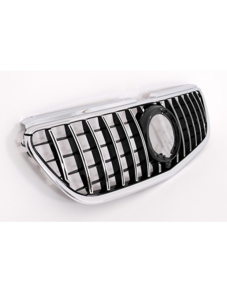 Griglia centrale per Mercedes Vito (W447) (-up) GTR Panamericana Design Nero Cromo