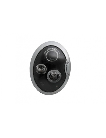 Fari Angel Eyes per MINI Cooper R50-R52-R53 (01-06) Vetro trasparente Custodia nera