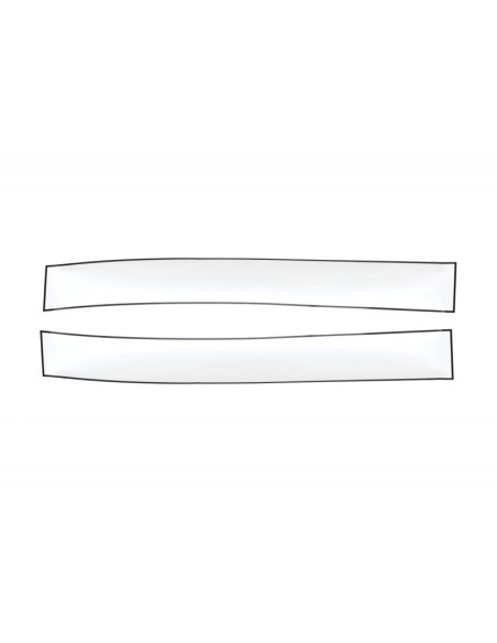 Set Vinile Nero Bianco Cappuccio Cofano Superiore per MINI R50 R52 R53 R56 R57 Clubman R55 (01-17) Qualità Premium