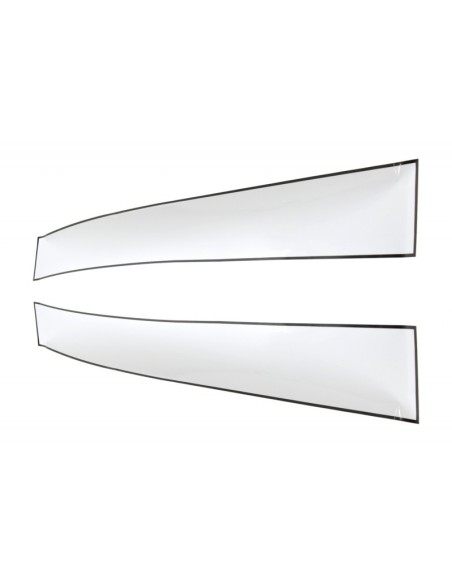 Set Vinile Nero Bianco Cappuccio Cofano Superiore per MINI R50 R52 R53 R56 R57 Clubman R55 (01-17) Qualità Premium