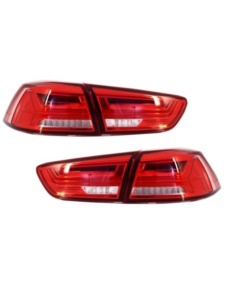 Fanali posteriori a LED per MITSUBISHI Lancer (08+) EVO X (08+) Luce di svolta dinamica scorrevole
