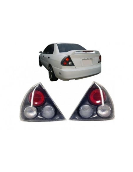 Fanali posteriori per MITSUBISHI Mirage Lancer (1995-1997) Coupé Berlina Fanali posteriori NERI