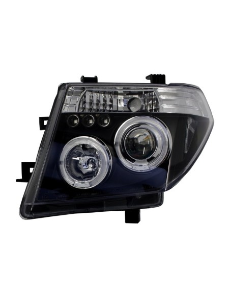 Fanali Angel Eyes per Nissan Navara D40 (04-09) Nissan Pathfinder R51 (05-08) Nero