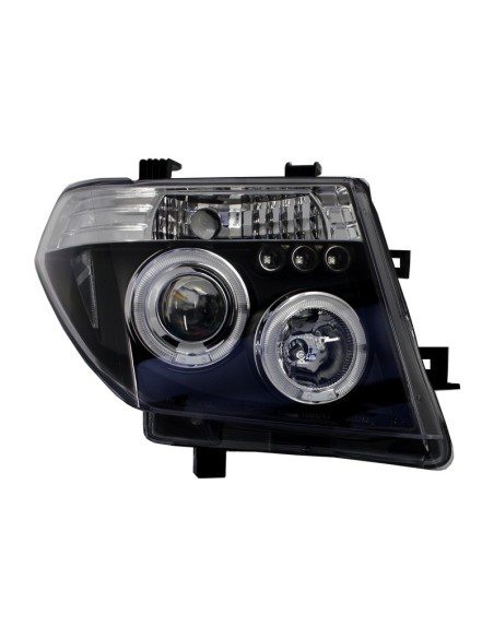 Fanali Angel Eyes per Nissan Navara D40 (04-09) Nissan Pathfinder R51 (05-08) Nero