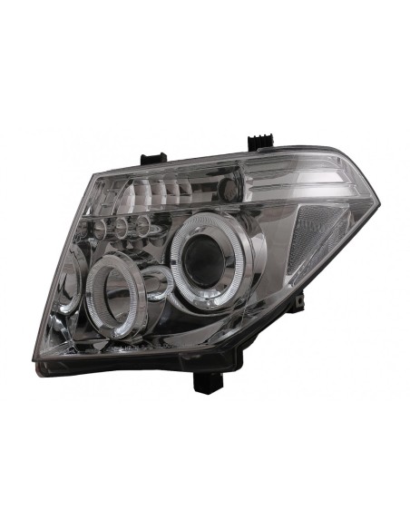 Angelo occhi fari per Nissan Navara D40 (04-09) Pathfinder R51 (05-08) Cromo