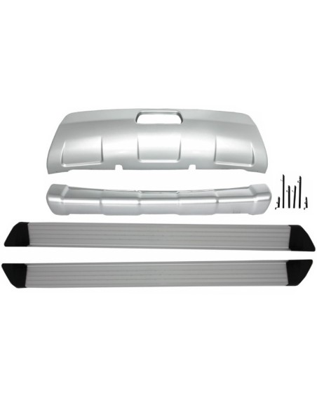 Pattini fuori strada w/punti laterali dei bordi di funzionamento per Nissan Qashqai J10 (07-10)