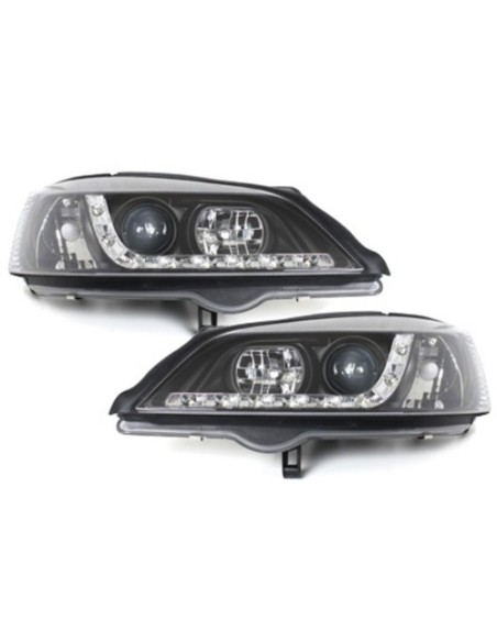 DAYLINE Fari per Opel Astra G (09.1997-02.04) DRL Nero