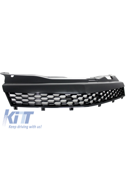 Griglia Centrale Grigliata Debadged per OPEL Astra H 3 Porte Coupé (04-09) Honeycomb Design