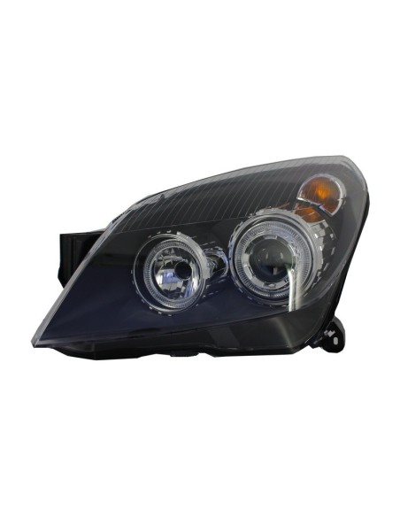 Sostituzione del faro per OPEL Astra H (04-09) 2 cerchi Halo nero lato sinistro
