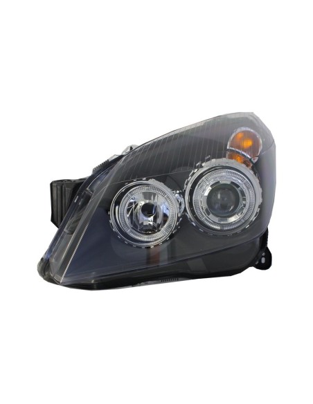 Sostituzione del faro per OPEL Astra H (04-09) 2 cerchi Halo nero lato sinistro