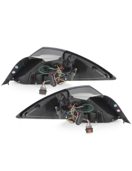 carDNA LED luci posteriori per OPEL Astra H GTC LIGHTBAR rosso-fumo