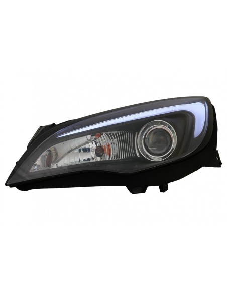 LED DRL Fari per Opel Astra J (10-15) TUBO NERO