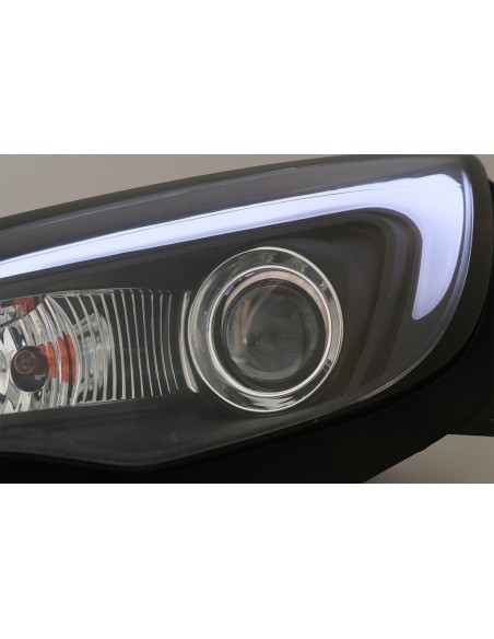 LED DRL Fari per Opel Astra J (10-15) TUBO NERO