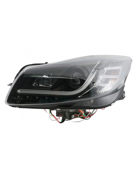 Fari DRL a LED per Opel Insignia (08-12) Luci di marcia diurna Nero