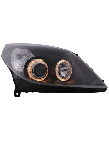 Angel Eyes Fari per Opel Vectra C Signum Facelift (09.05-08) Nero