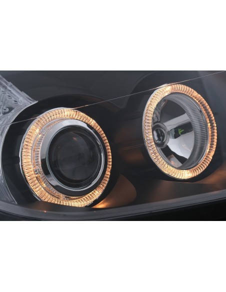 Angel Eyes Fari per Opel Vectra C Signum Facelift (09.05-08) Nero