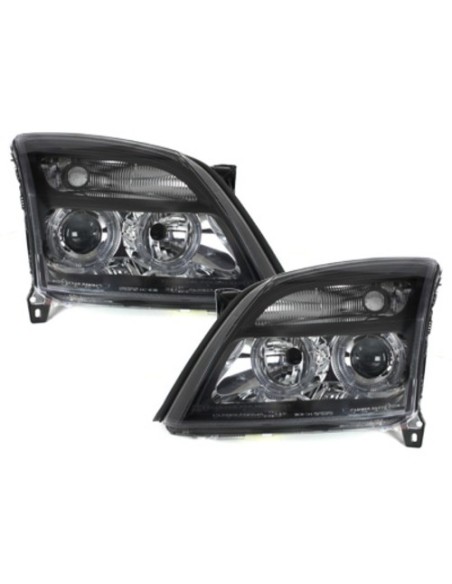 Fari per Opel Vectra C (04.02-08.05) 2 Cerchi Halo Nero